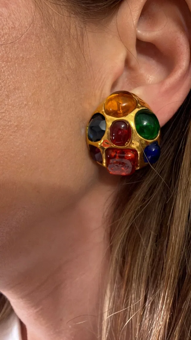 Chanel Gripoix earrings from Luxury Promise