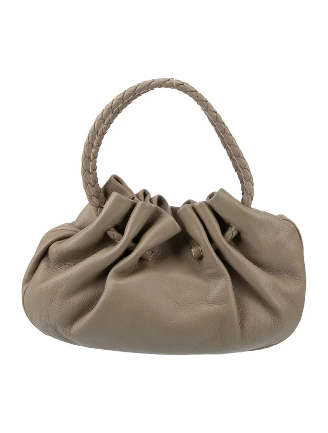 Bottega Veneta Top Handle handbags in Brown Suede from The RealReal, photo 4 of 6