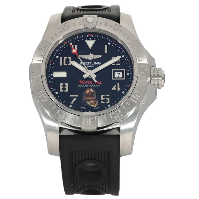 Breitling Avenger II Seawolf A17331 45mm Stainless Steel Watch from H&T