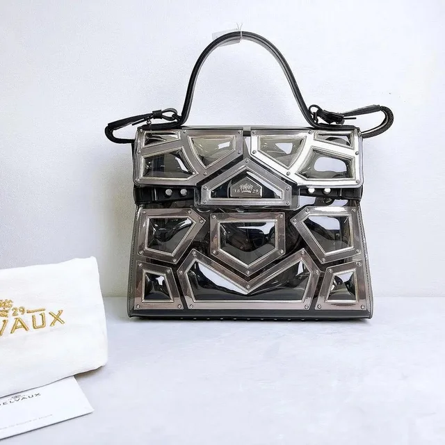 Delvaux Tempete Pvc Rivet Handle Bag in multicolor from Grailed, photo 1 of 1