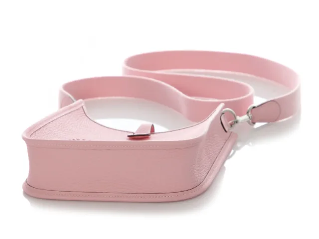 Hermès Rose Sakura Clémence Evelyne TPM in Pink Clemence leather from Ann's Fabulous Finds, photo 6 of 10