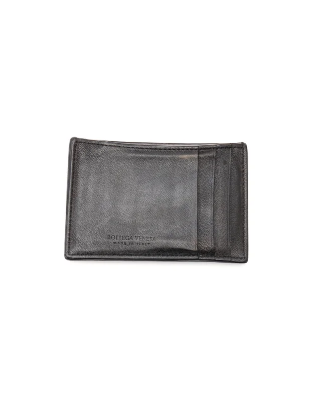 Bottega Veneta Cassette Card Holder in Woven leather from A Retro Tale, photo 3 of 5