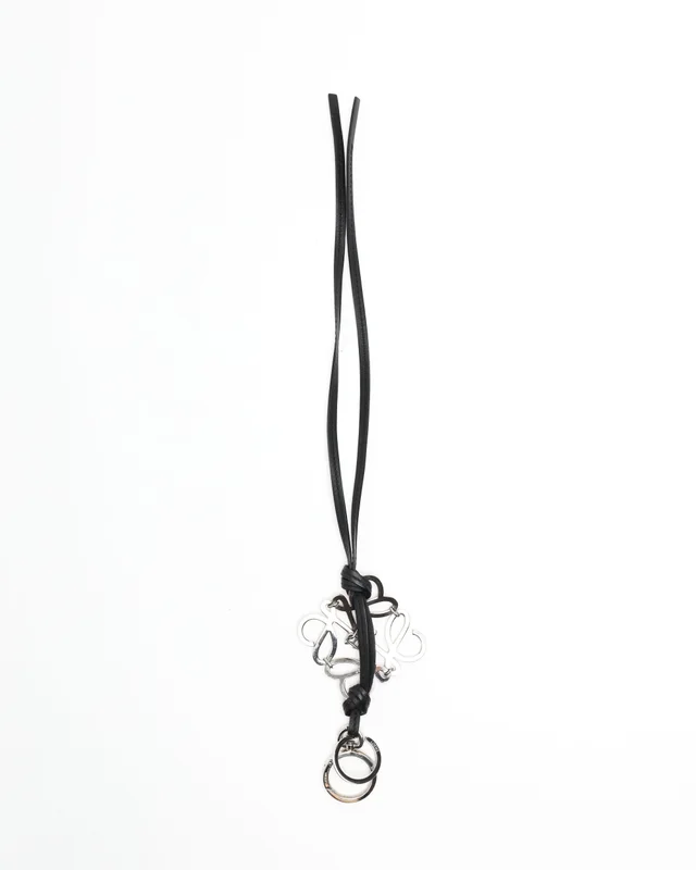 Loewe Anagram and Calfskin Strap Bag Charm in Calfskin from A Retro Tale, photo 2 of 3