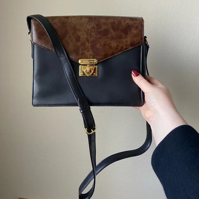Valentino Garavani Vintage Crossbody Bag in red|brown|black Leather from Poshmark