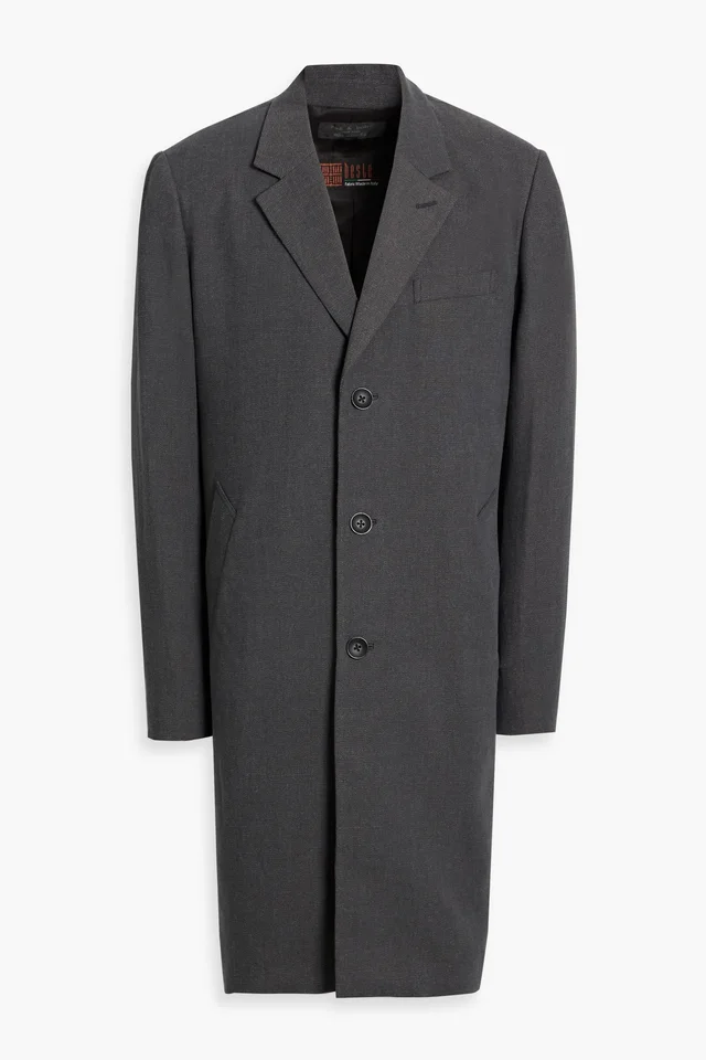 Rag & Bone Lance Wool and Linen-Blend Twill Coat in Grey from THE OUTNET, photo 1 of 1