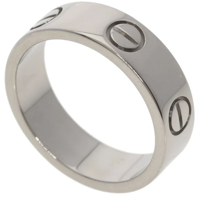 Cartier Love Ring 53 18K White Gold in White from The Reluxe