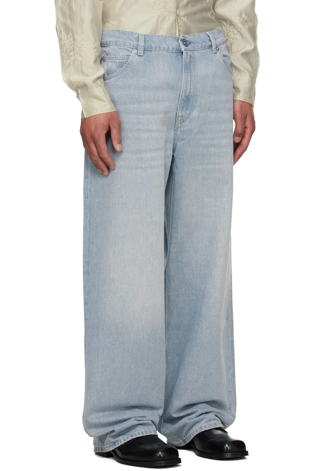 OUR LEGACY Blue Vast Cut Jeans, photo 2 of 4 from SSENSE