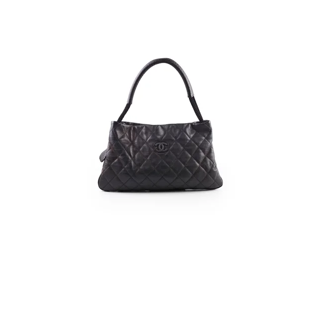 Chanel 2009 Yacht Expandable Zip Medium Hobo Bag in Calfskin from The Purse Affair