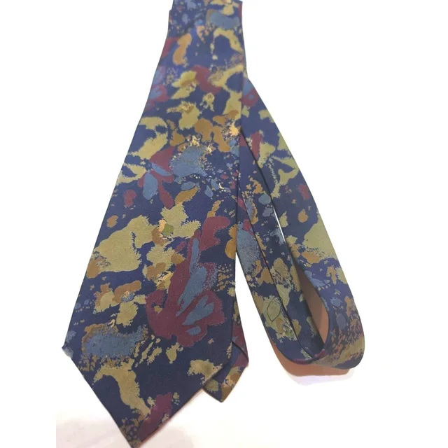 Mulberry Thai Pure Silk Abstract Watercolor Earthy Splatter Tie Hand Sewn Usa in purple Silk from Poshmark
