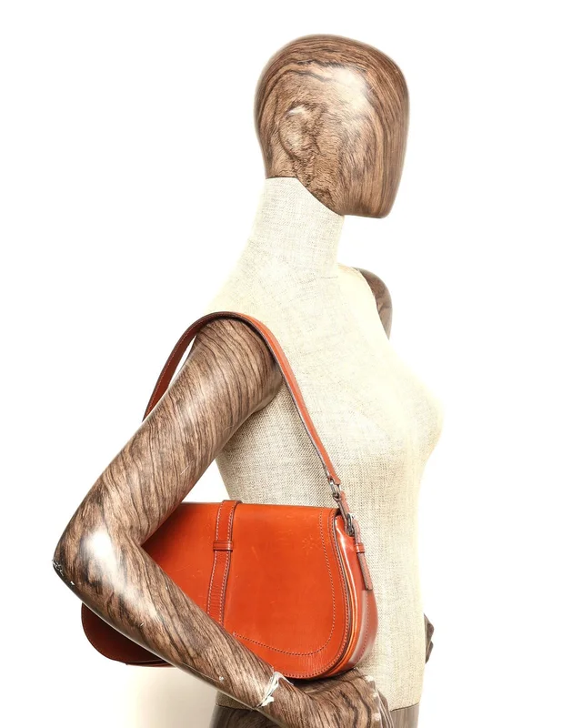 Prada Vitello England Saddle Shoulder Bag in Leather from A Retro Tale, photo 8 of 8