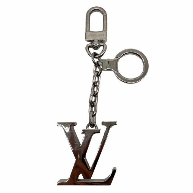 Louis Vuitton Initiales Key Holder Bag Charm Silver from Dallas Designer Handbags