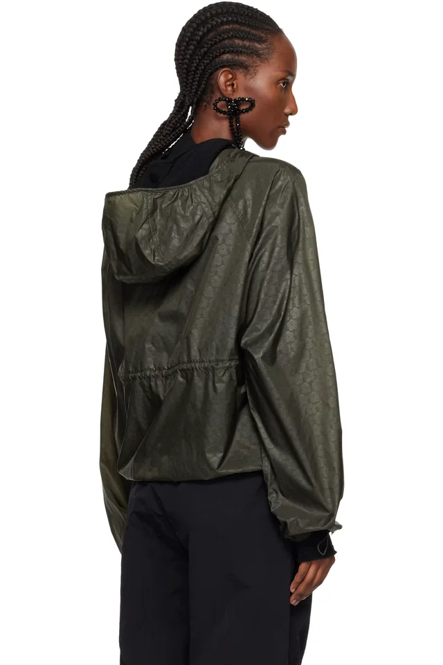 Cecilie Bahnsen Khaki The North Face Edition Marlowe Pullover Wind Jacket, photo 3 of 4 from SSENSE