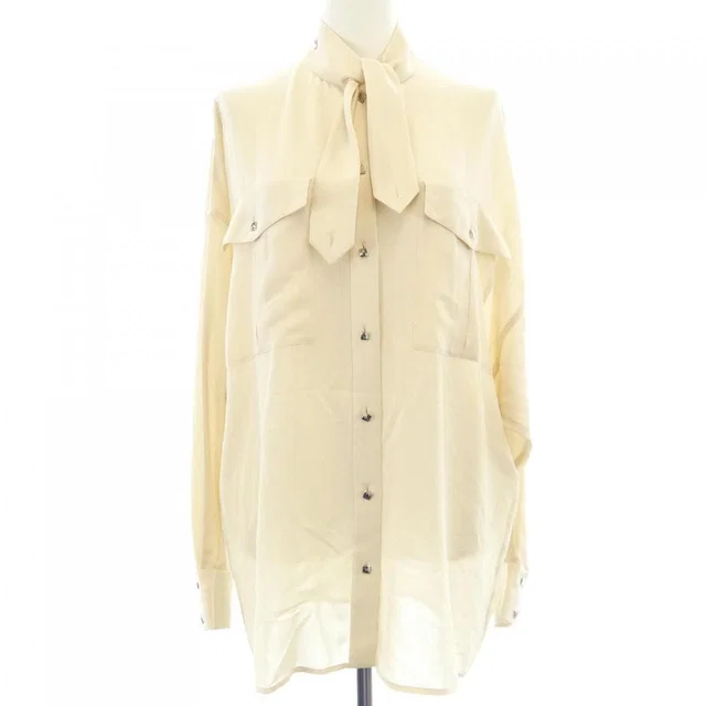 Louis Vuitton Shirt Beige in Beige Silk from The Reluxe