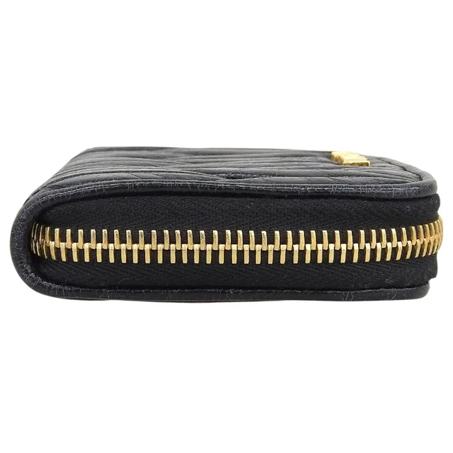 Miu Miu Matelassé coin purse, black in Black Leather from VINTAGE QOO TOKYO, photo 2 of 2