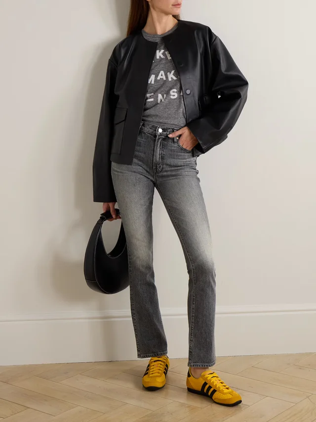 MOTHER The Insider Skimp high-rise slim-fit jeans in Grey, photo 2 of 2 from NET-A-PORTER (Canada)