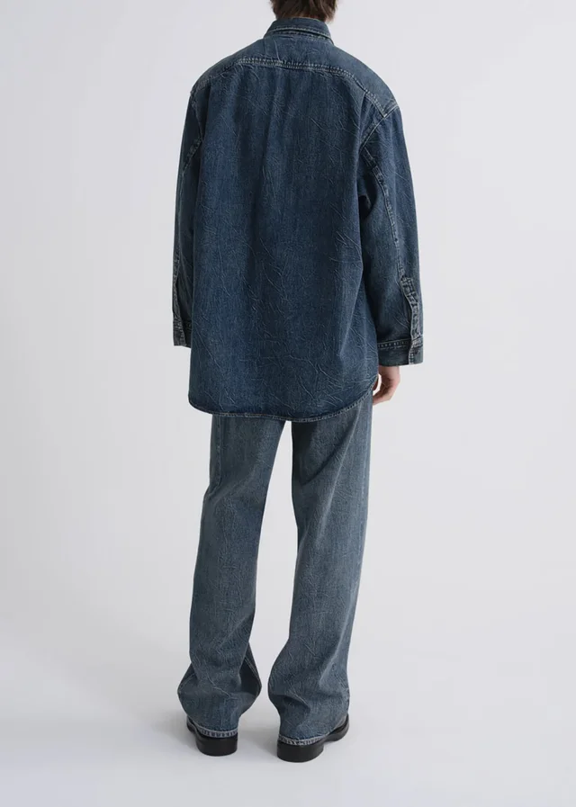 Agolde Oversized denim shirt, photo 7 of 8 from SENSER