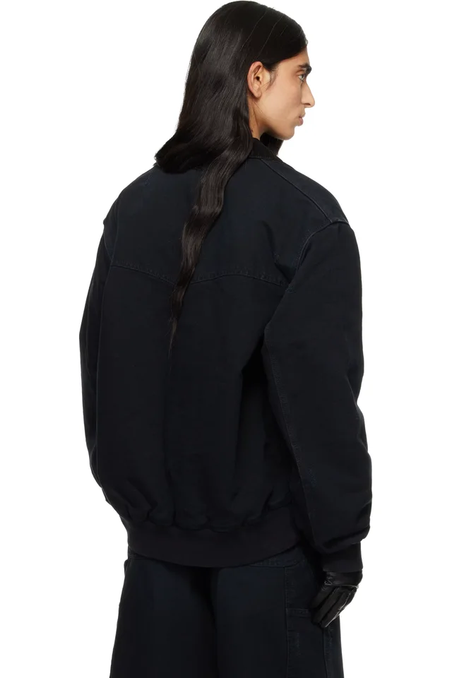 Carhartt Work In Progress Black OG Santa Fe Jacket, photo 3 of 4 from SSENSE