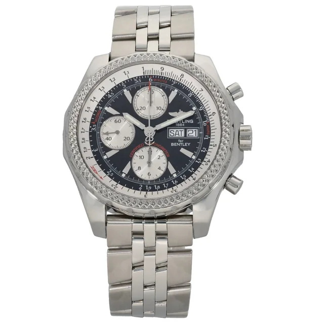 Breitling Bentley GT A13362 43mm Stainless Steel Watch from H&T
