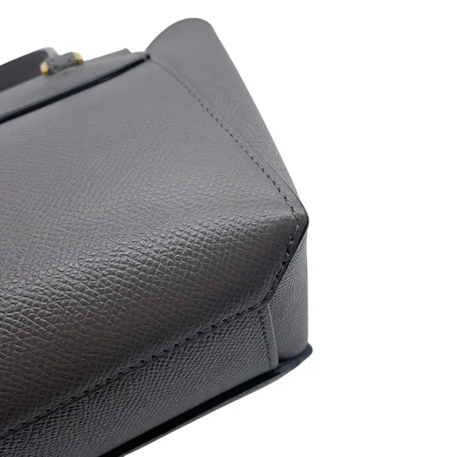 Celine Belt bag Gray189003 Leather Size Nano in Leather from GALLERY RARE, photo 6 of 18