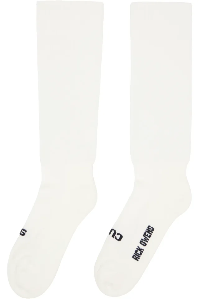 Rick Owens Off-White Temple 'So Cunt' Socks, photo 2 of 2 from SSENSE