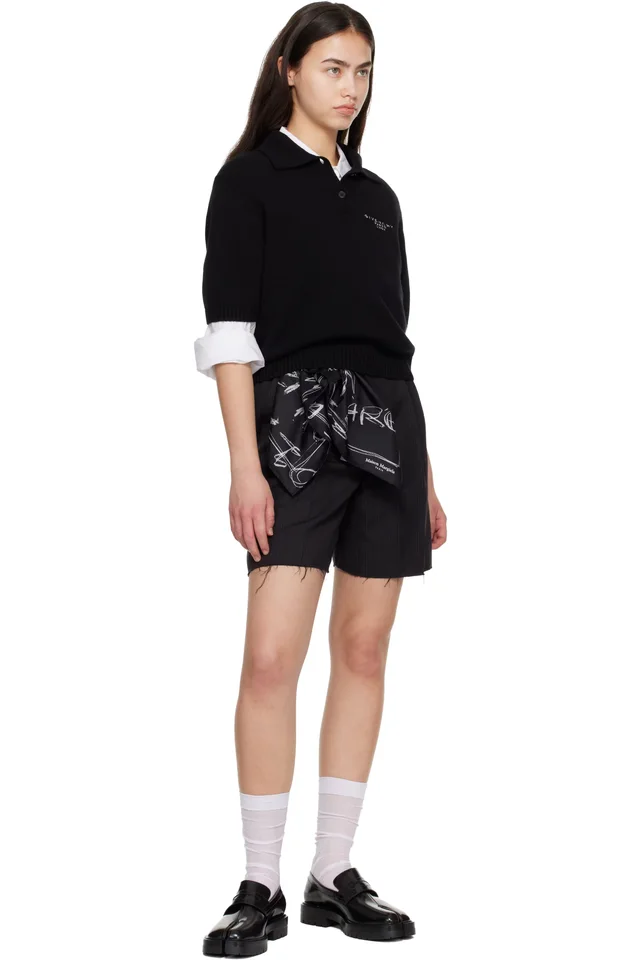 Maison Margiela Black Tabi Loafers, photo 5 of 5 from SSENSE