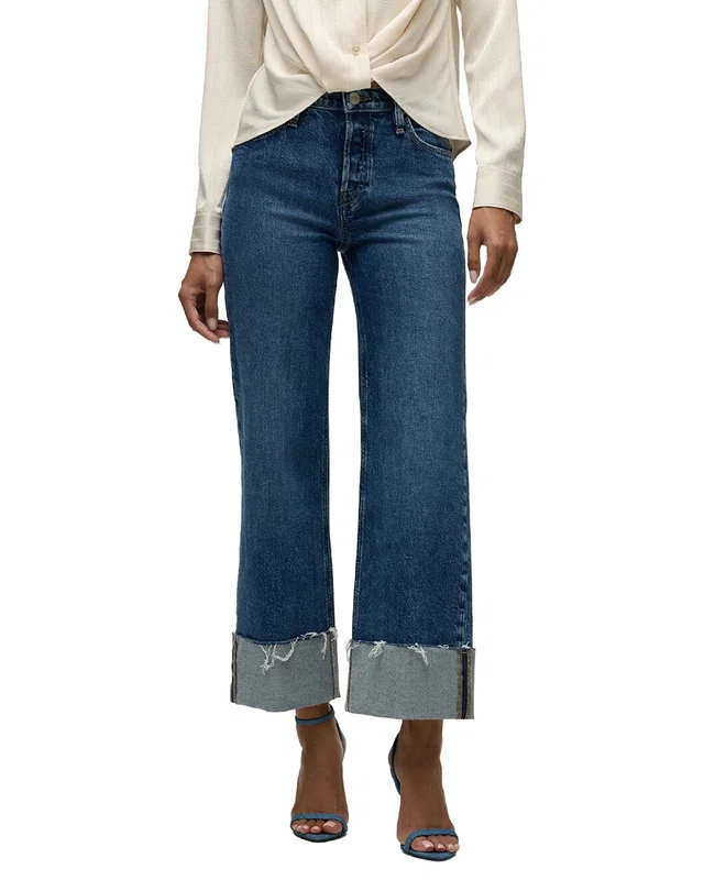 HUDSON Jeans Rosie High-Rise Wide Leg Ankle Jean, image 1 of 1 from Rue La La