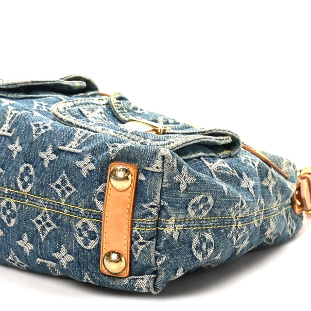 Louis Vuitton Monogram Denim Baggy PM Blue in Blue Denim from FASHIONPHILE, photo 10 of 12