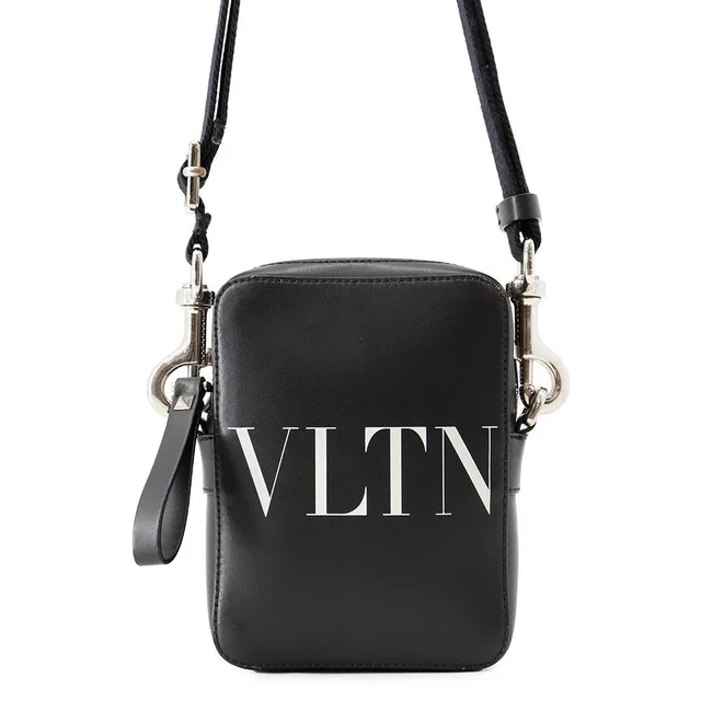 Valentino Garavani VLTN Shoulder Bag Black/White1Y2B0943 Leather Size Small in Black Leather from GALLERY RARE