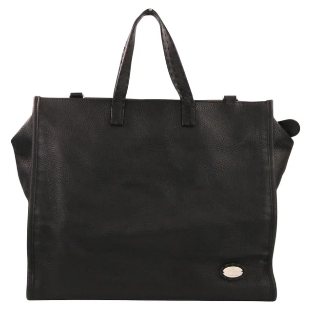 Fendi Selleria Roman Leather Stitch Tote Bag in Leather from The Reluxe