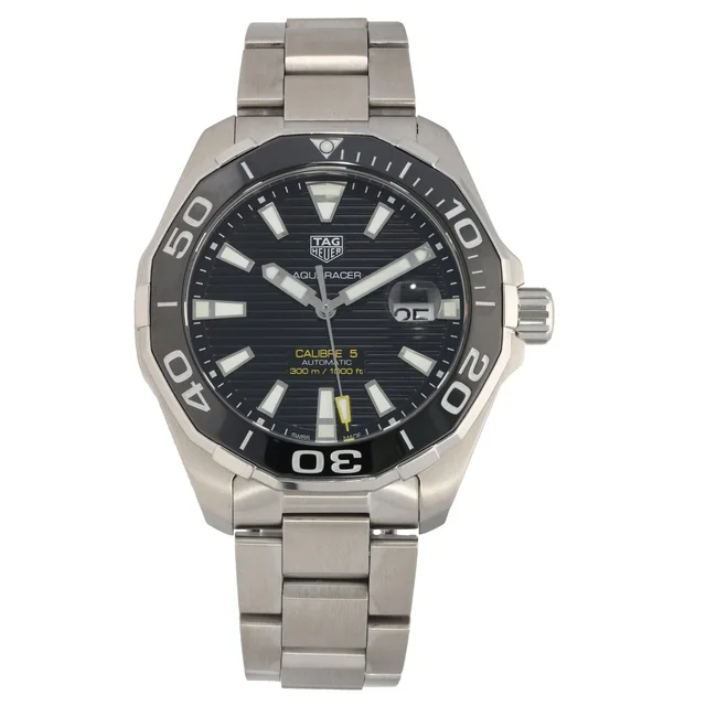 TAG Heuer Aquaracer WAY201A 44mm Stainless Steel Watch from H&T