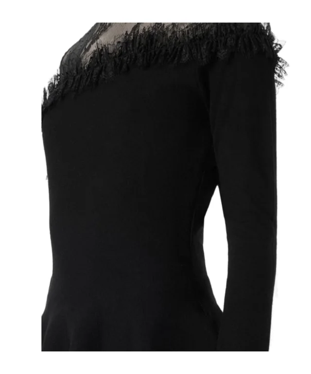 Blumarine Long-sleeved crew-neck shirt, photo 2 of 3 from SENSER