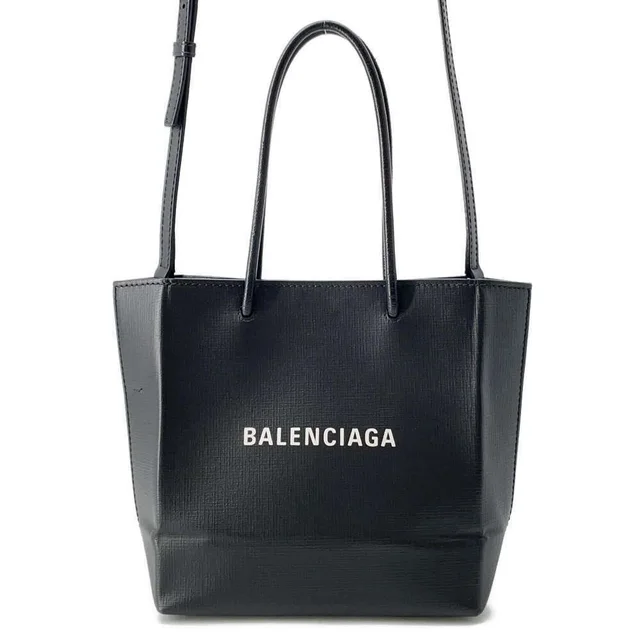 Balenciaga Tote Bag Shopping Xxs Shoulder Black in black from Poshmark