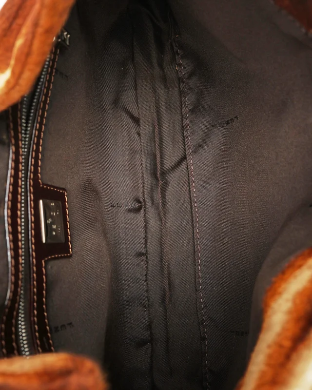 Fendi FF Fur Bag in Leather from A Retro Tale, photo 8 of 9