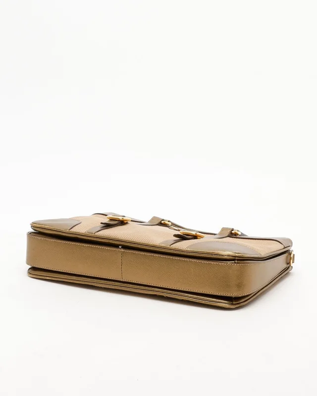 Prada Canvas Saffiano Bag in Saffiano leather from A Retro Tale, photo 4 of 9