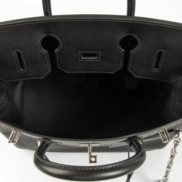 Hermès HAC Rock 40 Black Evergrain PHW in Black Leather from Labellov, photo 10 of 16