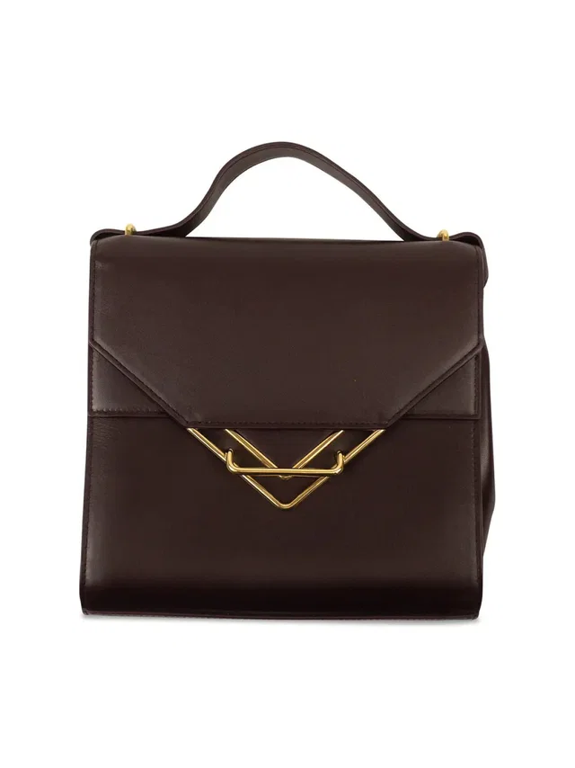 Bottega Veneta Shoulder Bag — Brown Leather in Brown Leather from HEWI