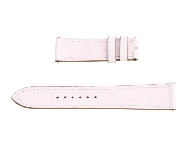 Hermès Mauve Pale Matte Alligator Arceau 36mm Watch Strap in Crocodile from Ann's Fabulous Finds