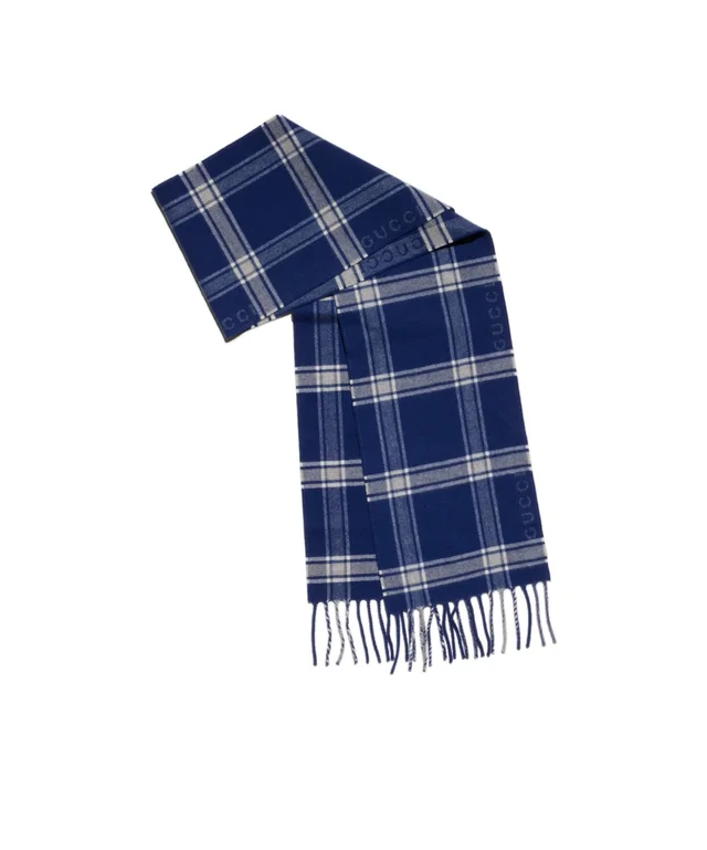 Web Striped Embroidered Scarf, image 1 of 1 from SENSER