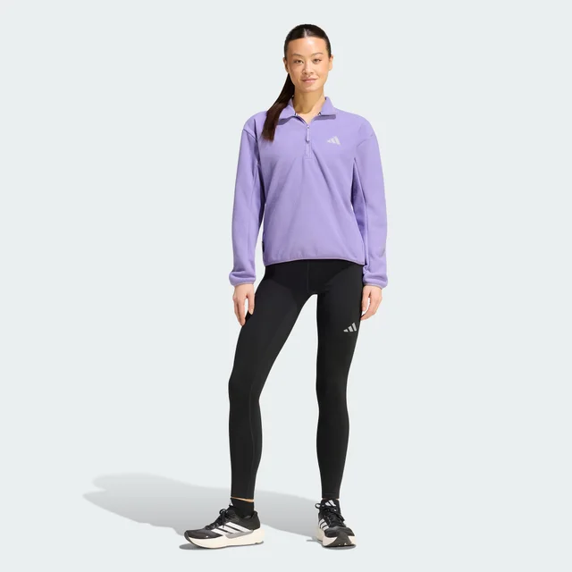 Adidas Run Essentials Winterized Full Length Leggings in Black, photo 4 of 7 from adidas (US)