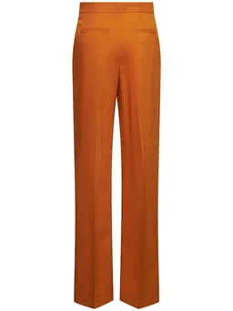Tory Burch Wide-leg trouser with pleats in 94% Polyester, 6% Elastane, photo 5 of 5 from LUISAVIAROMA