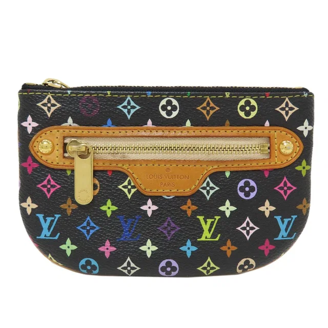Louis Vuitton Pochette MM Coin Purse Monogram Multicolor in Multicolor from The Reluxe