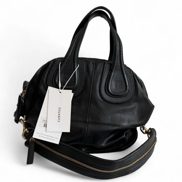 Givenchy Women's Shoulder bags - Black in black Leather from Depop, photo 1 of 1