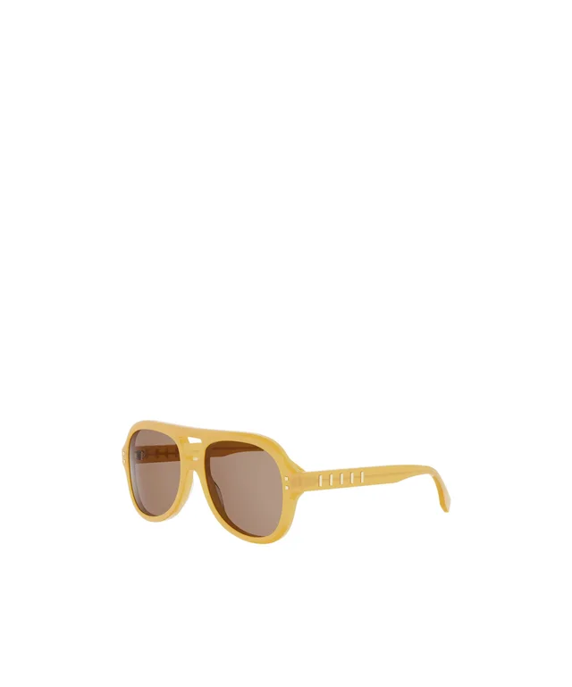 Fendi Eyewear Aviator Frame Sunglasses, photo 2 of 3 from SENSER