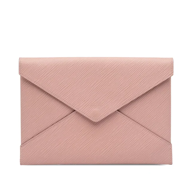 Pink Louis Vuitton Epi Pochette Kirigami Set Clutch Bag in Pink Leather from Designer Revival
