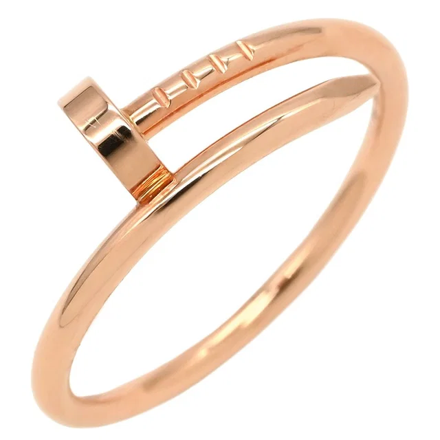 Cartier Ring Juste un Clou Small Pink Gold 60 Nail Motif in Pink from The Reluxe