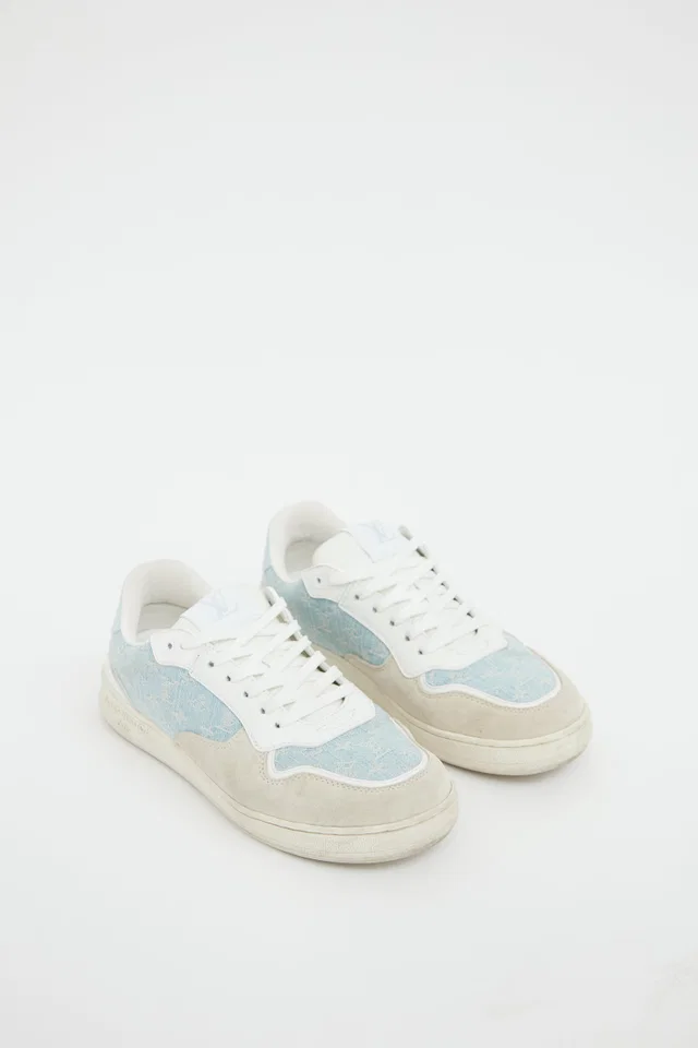 Louis Vuitton Denim Stadium Sneaker in Denim from VSP Consignment