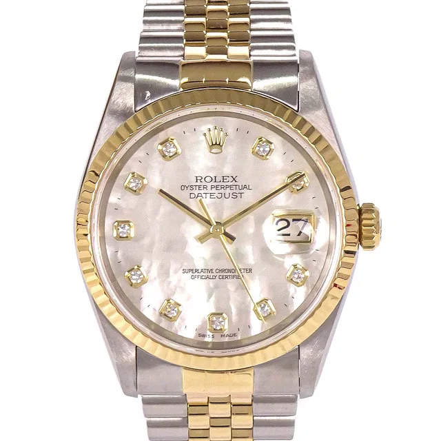 Rolex Oyster Perpetual Datejust 36mm Ref.16233G Self-winding Watch SS 18K from AMORE Vintage Tokyo