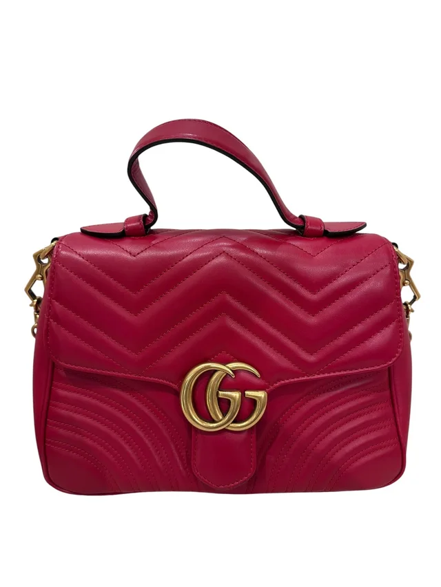 Gucci Red Marmont with Top Handle from Luxury Promise