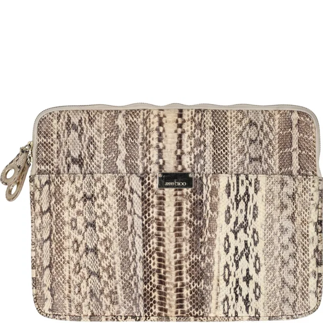 Jimmy Choo Ryan Elaphe Snakeskin Laptop Case in Leather from HEWI