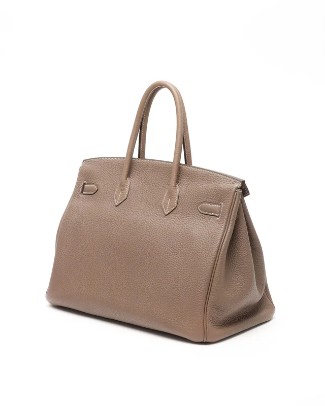 Hermès Birkin 35 Togo Etoupe Bag in Taupe Togo leather from A Retro Tale, photo 3 of 12